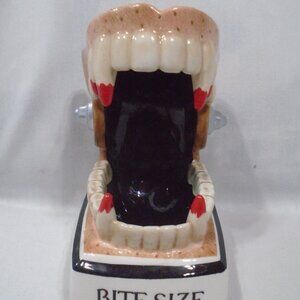 Department 56 Lab Vampire Dracula's Teeth Bite Size Specimens Candy Bowl Dish